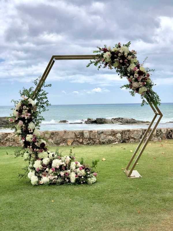 Hexagon Arch - Wedding & Party Rentals and Sales in San ...